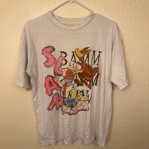 Graphic T-Shirt with Cartoon Print